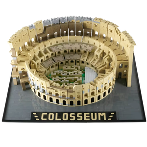 模具王22002街景系列积木玩具6466件城市古斗兽场高难度组装积木 - Product Image 1