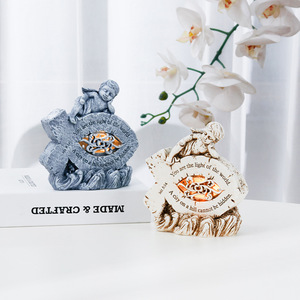 KOMI <span class=keywords><strong>statue</strong></span> da giardino per la casa più vendute resina Little Angel Cross Heart <span class=keywords><strong>statue</strong></span> per pilastro da tavolo ornamenti in piedi regali di artigianato - Product Image 2