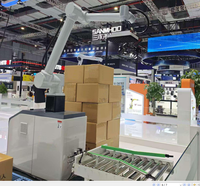 Robot de palettisation industriel automatique pour le chargement et le déchargement de palettes, manutention des matériaux en entrepôt, transfert de palettes