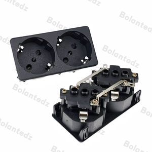 16A soket steker listrik EU 2 pin Outlet Eropa schuko dinding soket industri - Product Image 3