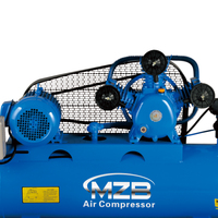 MZB 3KW 4HP 250L Pistolet à peinture Ceinture de plongée Style Lubrification Compresseur d'air Industriel