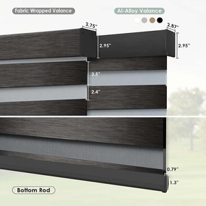 Thiết kế hiện đại điện Zebra cửa sổ Shades thông minh ngày đêm Con lăn mù vải ngang mô hình bán buôn cửa sổ bao gồm - Product Image 4