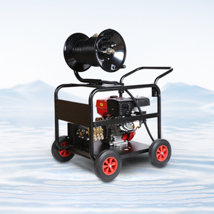 Professional High-Pressure 180 Bar Pipeline Dredging Machine New Optics Industry Gasoline Catering for Supermarket Sewer Profess - Product Image 1