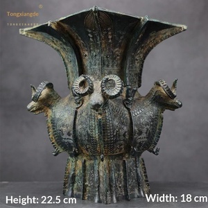 Siyang Fangzun, vino antiguo de bronce, artesanías de cobre antiguas, adornos de regalo, venta al por mayor directa de fábrica - Product Image 4