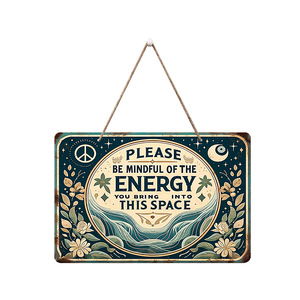 Spot cross-border Nordic style wooden slogan signs, children's room yoga <b>wall</b> <b>decorations</b>, wooden welcome door signs. - Product Image 4