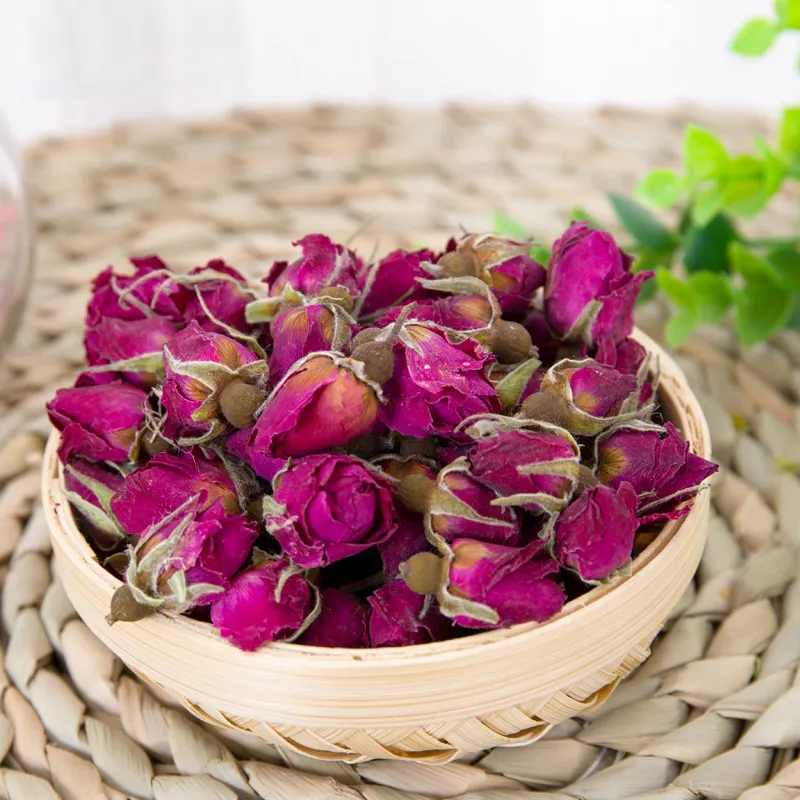 Thé de rose à base de plantes naturelles du yunnan, beauté, bourgeon sec comestible rouge, fleur