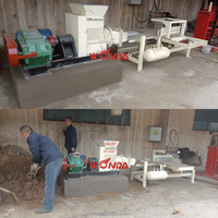 Idées de petites entreprises bon marché Terre Argile Rouge Machine de fabrication de briques de boue manuelle Prix Équipement de production de briques
