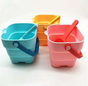 Cubo <span class=keywords><strong>de</strong></span> <span class=keywords><strong>playa</strong></span> plegable con palas, juguetes <span class=keywords><strong>de</strong></span> arena <span class=keywords><strong>de</strong></span> <span class=keywords><strong>playa</strong></span> <span class=keywords><strong>de</strong></span> silicona, novedad - Product Image 6