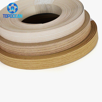 TOPOCEAN Banda de Borde de PVC Ecológica de Color Sólido 0.4-3*9-50 mm para Muebles y Gabinetes, Múltiples Anchos y Colores, Melamina, 200m/Rollo