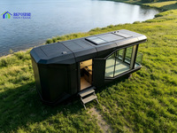 Hôtel capsule entièrement meublé, unité modulaire préfabriquée, solution clé en main pour l'hôtellerie
