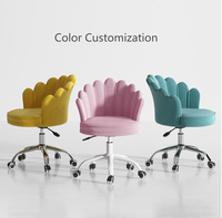 Nouveau maquillage filles chambre peut tourner pétale dossier chaise coiffeuse coiffeuse chaise