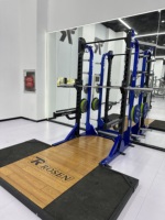 Équipement de gymnastique commercial ROSEN Sport Fitness haltérophilie entraîneur multifonctionnel HD demi-support longue Base 400kg utilisateur maximum
