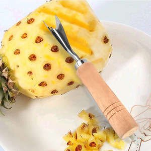 Stainless steel <b>pineapple</b> <b>peeler</b>, household fruit <b>peeler</b>, <b>pineapple</b> eye remover, multi-functional fruit peeling tool - Product Image 2