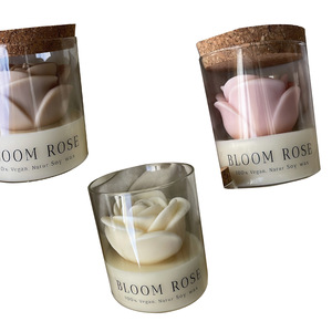 Creative Rose Shaped Scented Candle Home Use Romantic Valentine Day Gift Aroma Souvenir Table Decor Ornament - Product Image 5
