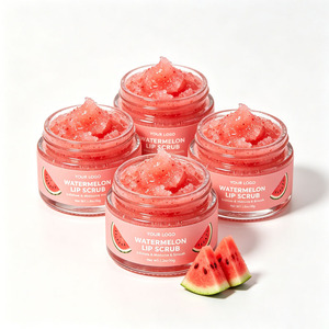 Lip Scrub For Dark Lips Private Label Low MOQ Watermelon Exfoliator Organic Balm Wholesales - Product Image 6