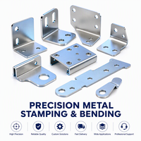 Support de fixation en acier inoxydable en forme de L sur mesure OEM, pliage CNC de précision, supports de montage métalliques, service de quincaillerie d'estampage métallique