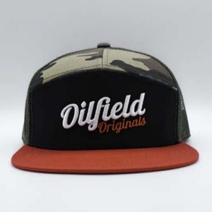 Casquette de camionneur personnalisée avec étiquettes tissées, patch brodé 3D, casquette snapback et casquettes de baseball - Product Image 1