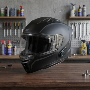 Casco Integrale Origine Pista BT con Doppia Visiera Integrata per Interfono Bluetooth Chiusura Rapida Design Flip-Up Taglia XL - Product Image 2