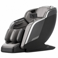 Fauteuil de massage à domicile avec airbag intégral, rouleaux pour mollets et pieds, ions négatifs, commande vocale, écran tactile, télécommande, pour la relaxation au bureau