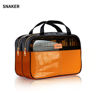 Waterproof Transparent pu Travel Toiletry Bag for <strong>Women</strong> Men <strong>Washbag</strong> 3 PCS Set Makeup Cosmetic Organizer Pouch - Product Image 1