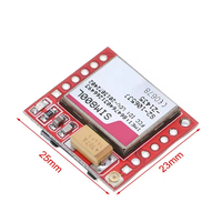 Mini module GPRS GSM SIM800L le plus petit, carte MicroSIM, carte sans fil quadri-bande, port série TTL avec antenne, DIY SIM800L GPRS
