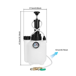 Podofo 3L Manual Transmission Oil Filling System Hand <b>Pump</b> or Pneumatic Automatic Gearbox Oil Fluid <b>Pump</b> Tool with <b>Adapters</b> OEM - Product Image 5
