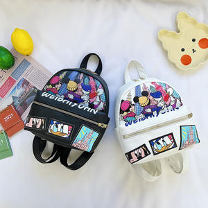 Mochilas para niños Moda de dibujos animados Lindo Mickey <span class=keywords><strong>Minnie</strong></span> Donald Bolsas de <span class=keywords><strong>viaje</strong></span> Impermeable Bolso de hombro de cuero grande Regalos promocionales - Product Image 2