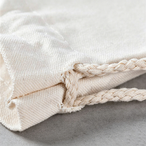 Housse de protection en toile de lin écologique avec poche à rabat, logo personnalisé, réutilisable, petite taille, pour bagages et vêtements - Product Image 6