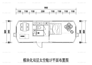 Casa Cápsula Espacial D7 de 72 m², Casa Prefabricada de Dos Pisos, Cabaña de 2 Niveles para Hotel - Product Image 5