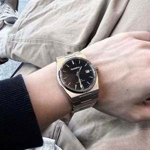 SPEAKTIME Montre classique de luxe PRX TISSOTI, haut de gamme, ultra-fine, bracelet en acier inoxydable 40/35 mm, calendrier, date - Product Image 2