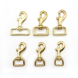 Ganci girevoli a molla con chiusura a moschettone per accessori per borsa in ottone a scatto ganci a scatto in ottone con gancio a scatto in ottone massiccio - Product Image 1