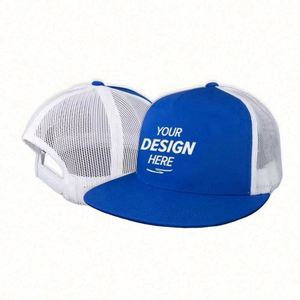 Gorras Trucker Personalizadas con Impresión Puff, Gorras de Malla de Espuma Modernas para Verano con Diseño de Logotipo Propio, Gorras Trucker de Lona y Pana - Product Image 1