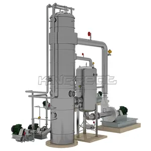 Peralatan Produksi Garam Output Besar Sistem MVR Memaksa Sirkulasi Evaporator