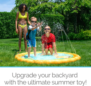 Alberca Inflable con Rociador de Agua con Diseño de Animales de la Savana de 68 Pulgadas para Niños, Juegos Acuáticos de Verano para el Patio Trasero - Product Image 2