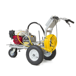 Machine de marquage routier à peinture froide sans air PT-4090 à poussée manuelle pour la construction d'autoroutes - Product Image 5