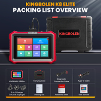 Escáner de Diagnóstico OBD2 Universal para Automóviles Kingbolen K8, Bidireccional, Compatible con CANFD/DOIP, 1 Año de Garantía, Compatible con Android
