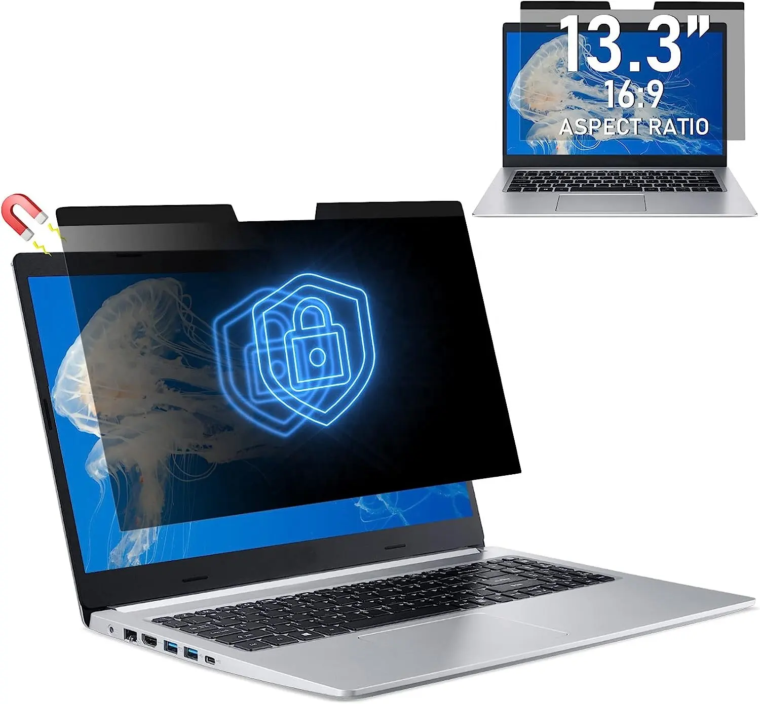 Laptop Datenschutz filter Displays chutz folie Anti Spy Monitor Datenschutz bildschirm für 13 Zoll Datenschutz filter 10 "-18"