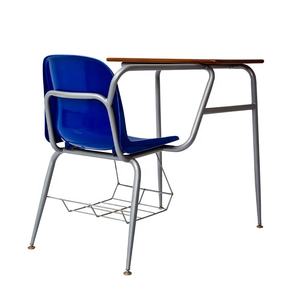 Combo ergonómico de estilo moderno, cesta para libros con brazo lateral de escritorio, para <span class=keywords><strong>el</strong></span> hogar de plástico duro Metal, oficina, aula, con silla cómoda - Product Image 2