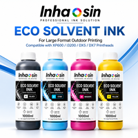 Encre éco-solvant pour têtes d'impression DX5 DX7, 1L CMYK, impression numérique pour signalétique extérieure et bannières en vinyle