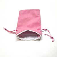 Vente en gros OEM velours doux bijoux emballage cosmétique pochette sac Mobile Power lunettes de stockage cordon sac avec satin doublé