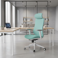 Chaise de jeu en maille grise fabriquée en usine à Foshan, chaise de patron de luxe, chaise de bureau ergonomique
