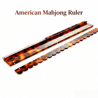 Support de tuiles de mahjong en acrylique de qualité supérieure pour 4 joueurs, ensemble personnalisé OEM, accessoires de jeu légers, fournisseur en gros