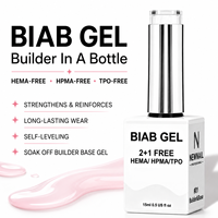 Gel Constructor de Uñas en Botella (BIAB) de Alta Calidad Profesional, Libre de HEMA y TPO, para Extensión de Uñas