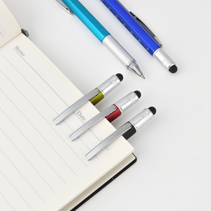 6 trong 1 đa-công cụ Stylus Pen với mức độ tinh thần đo quy mô Screwdriver ballpoint-biểu tượng tùy chỉnh có sẵn - Product Image 3