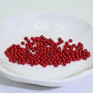 Perles de pêche Jig Off 1,5-6,4 mm en <span class=keywords><strong>tungstène</strong></span> rouge sang métallique <span class=keywords><strong>pour</strong></span> la pêche à la mouche, accessoires de leurre <span class=keywords><strong>pour</strong></span> lac - Product Image 3