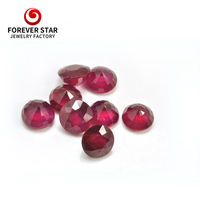 Rubis naturel 7*5mm taille ovale rouge moyen certifié par un tiers Forever Star Fracture Filled 4.5ct Chine Guatemala
