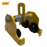 Carro manual duradero KOOD para polipasto 0,5 T-5t Contenedor enrollable personalizable OEM con cuatro ruedas a buen precio