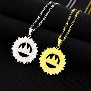Nouveau Acier Inoxydable Yezidi <span class=keywords><strong>Lalish</strong></span> Pendentif Colliers Yazidis Symbole Foi Pèlerinage Bijoux Pour Femmes Hommes Filles - Product Image 1