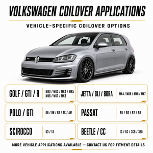 ชุดโช้คอัพปรับระดับได้สำหรับ Volkswagen GTI/Golf/Golf R/<span class=keywords><strong>Jetta</strong></span> MK6/golf3/golf6 Scirocco RS พร้อมสปริงลดระดับ - Product Image 3