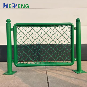 Clôture à mailles de chaîne galvanisée et durable personnalisée Maille de diamant Grillage d'écran <span class=keywords><strong>Panneaux</strong></span> enduits de PVC galvanisé <span class=keywords><strong>pour</strong></span> une longue utilisation régulière - Product Image 5